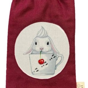 Maroon cherry rabbit