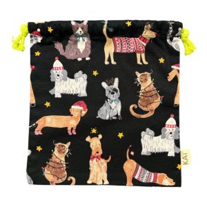 Merry cats & dogs (black)