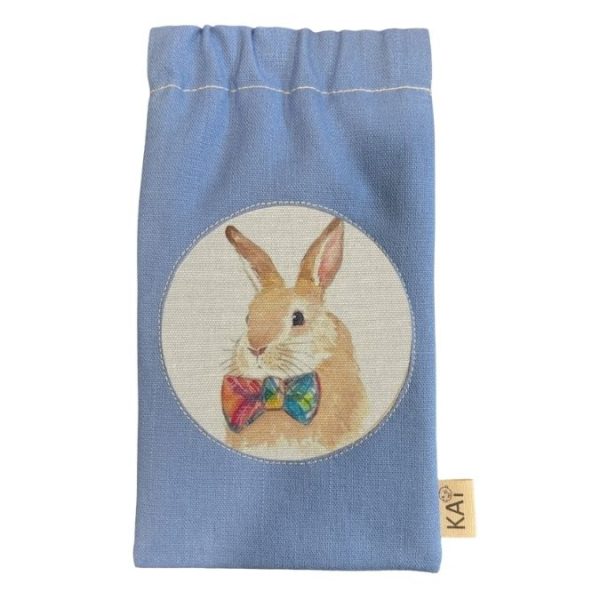 Blue bow tie rabbit