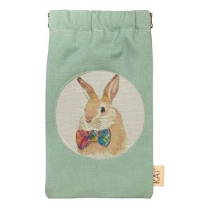 Green bow tie rabbit