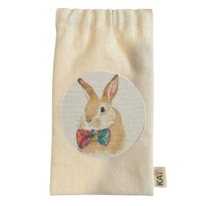 Beige bow tie rabbit