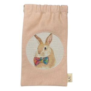 Pink bow tie rabbit